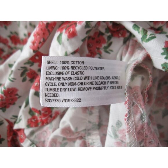 Floral Tiered Ruffle Back Smocked Ruffle Fairy Whimsigoth Romper Sz S (WB496) - Picture 4 of 8